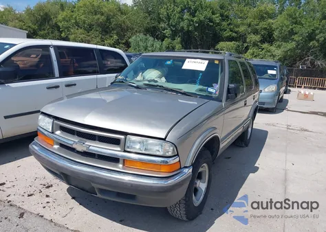 2001 Chevrolet Blazer Lt из США, поврежденный, VIN 1GNCS13W31K259673